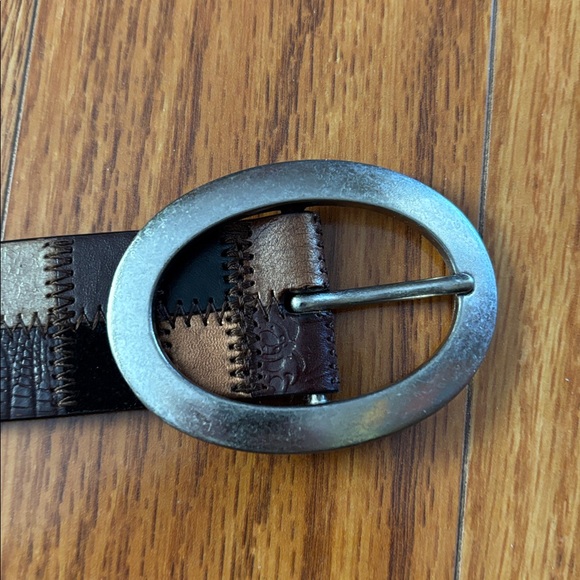 FOSSIL PATCHWORK LEATHER BELT - Picture 4 of 8